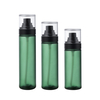 80ml 100ml 120ml PETG Round Transparent Green Lotion Pump Bottle 