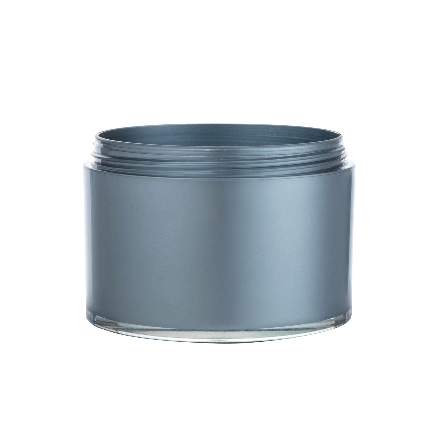 30ml 50ml 80ml Luxury Cylinder PMMA Plastic Airless Cosmetic Jar
