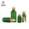 China Bamboo Cosmetic Packaging Set Wholesale For Skin Care High Quality Bamboo Glass Cosmetic Packaging 