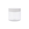 30g 50g 60g 100g 150g 200g 250g 300g 350g 500g Transparent Plastic PET Jar with White Lid