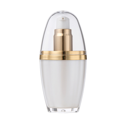 15ml 30ml 50ml Oval Acrylic Cosmetic Bottle Wholesale Cosmetic Bottle