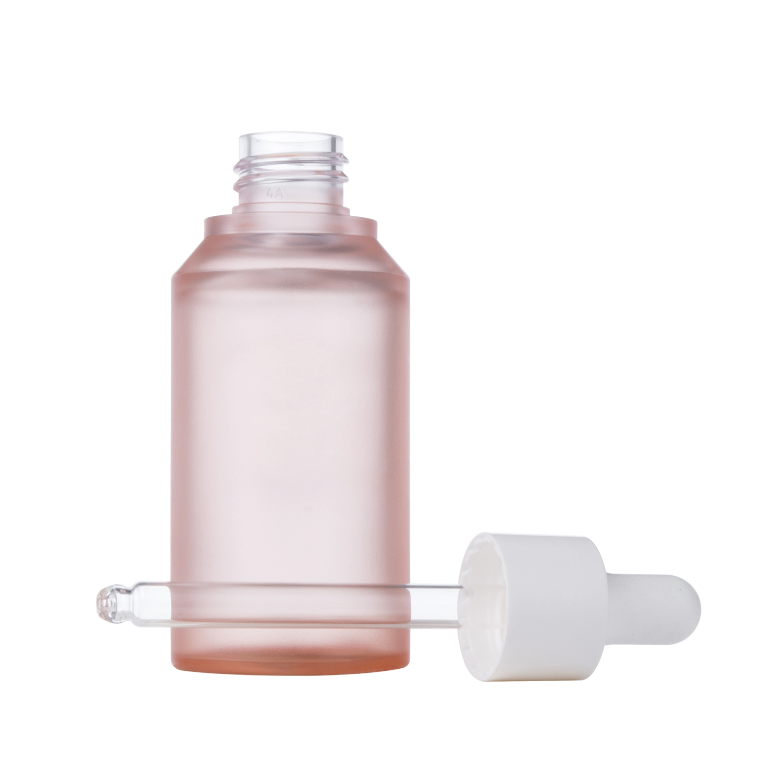 35ml 50ml PETG Round Transparent Pink Dropper Bottle