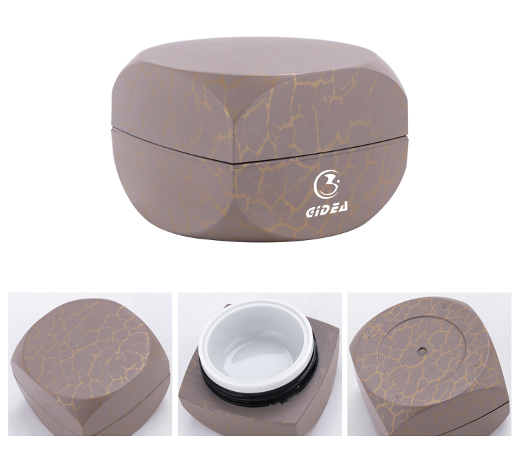 5g 10g 15g 30g 50g Water Transfer Crack Effect PMMA Luxury Cosmetic Cream Jar