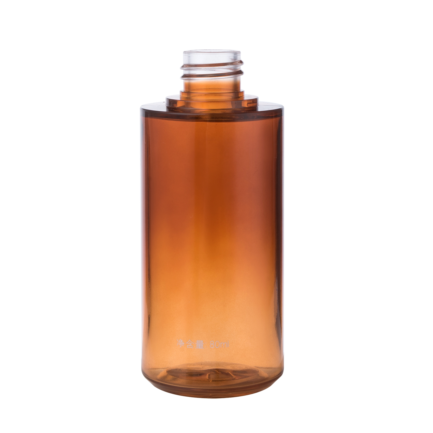 40ML 60ML 80ML 100ML 120ML Round Transparent Brown Lotion Pump Bottle