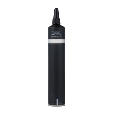 15g Black Nozzle PE Plastic Cosmetic Packaging Tube