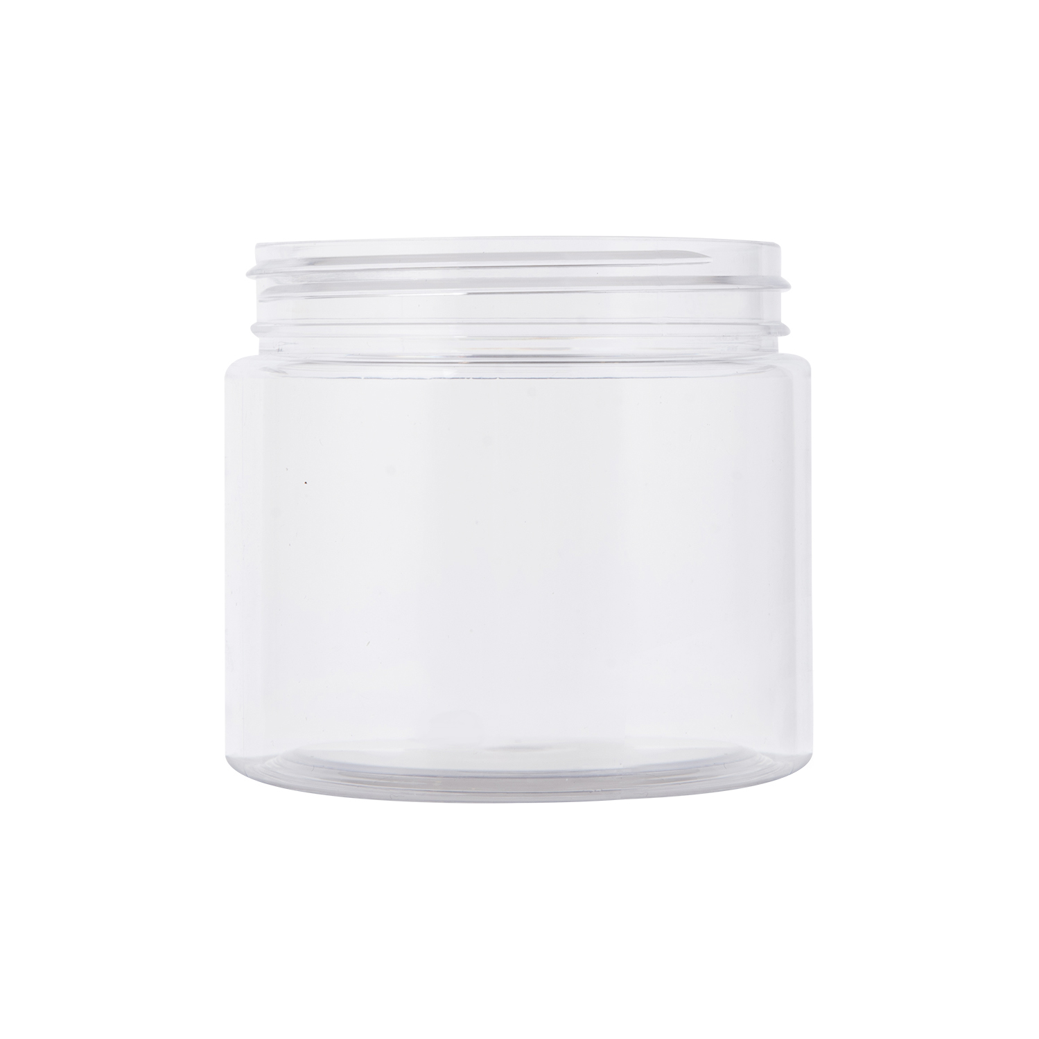 30g 50g 60g 100g 150g 200g 250g 300g 350g 500g Transparent Plastic PET Jar with White Lid