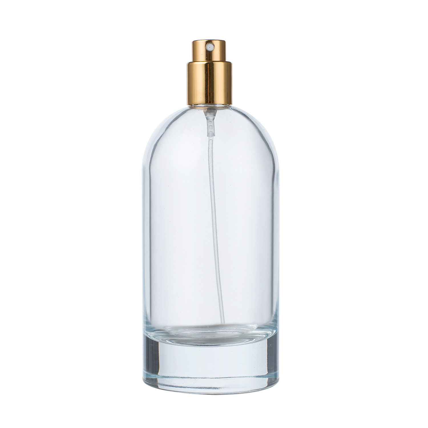 110ml Clear Perfume Glass Bottle with Zinc Alloy Ca'p Empty Perfume Bottle Wholesale