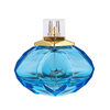 100ml Hot Sale Blue Diamond Personalized Glass Perfume Bottle with Spray Pump