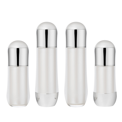  30ml 50ml Acrylic Oval Airless Pump Bottle Wholesale Custom Empty Airless Bottle 