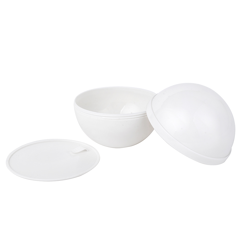 15g 30g 50g 200g Ball Shape White Empty Plastic Cosmetic Jar
