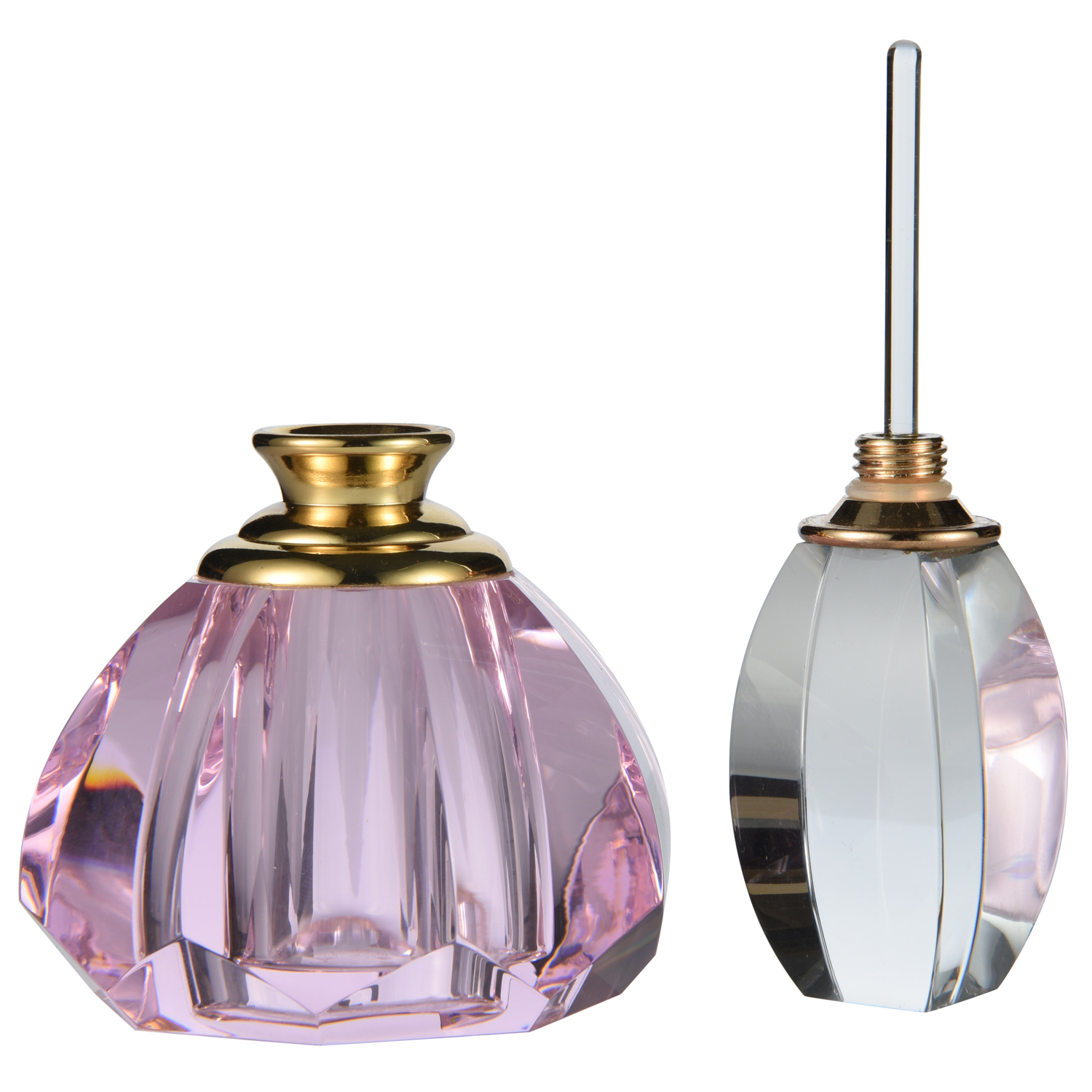 12ml Luxury Crystal Polished Perfume Bottle Wholesale Empty Glass Oud Oil Bottle