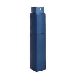 Square Shape PP Blue Perfume Spary Bottle