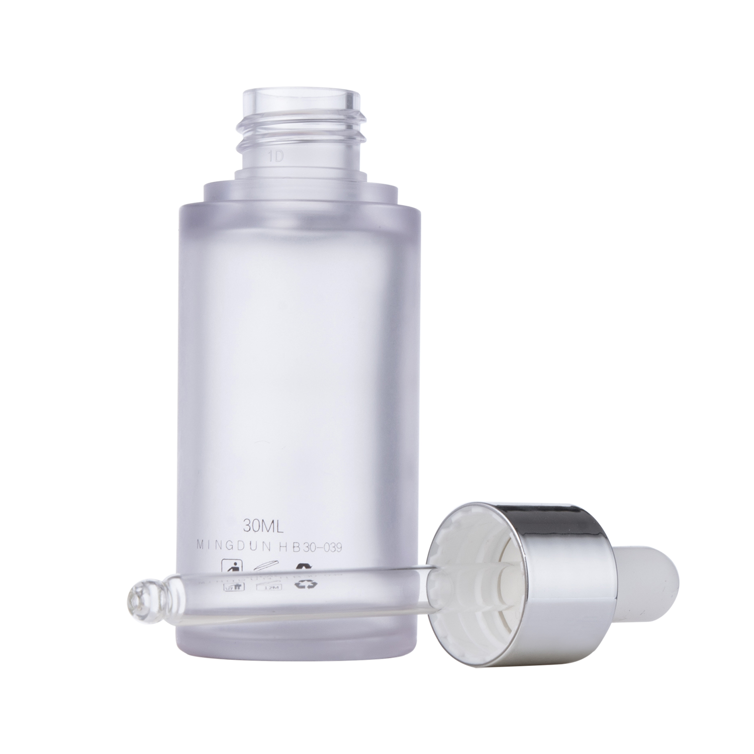 30ML PETG Round Transparent Dropper Bottle 