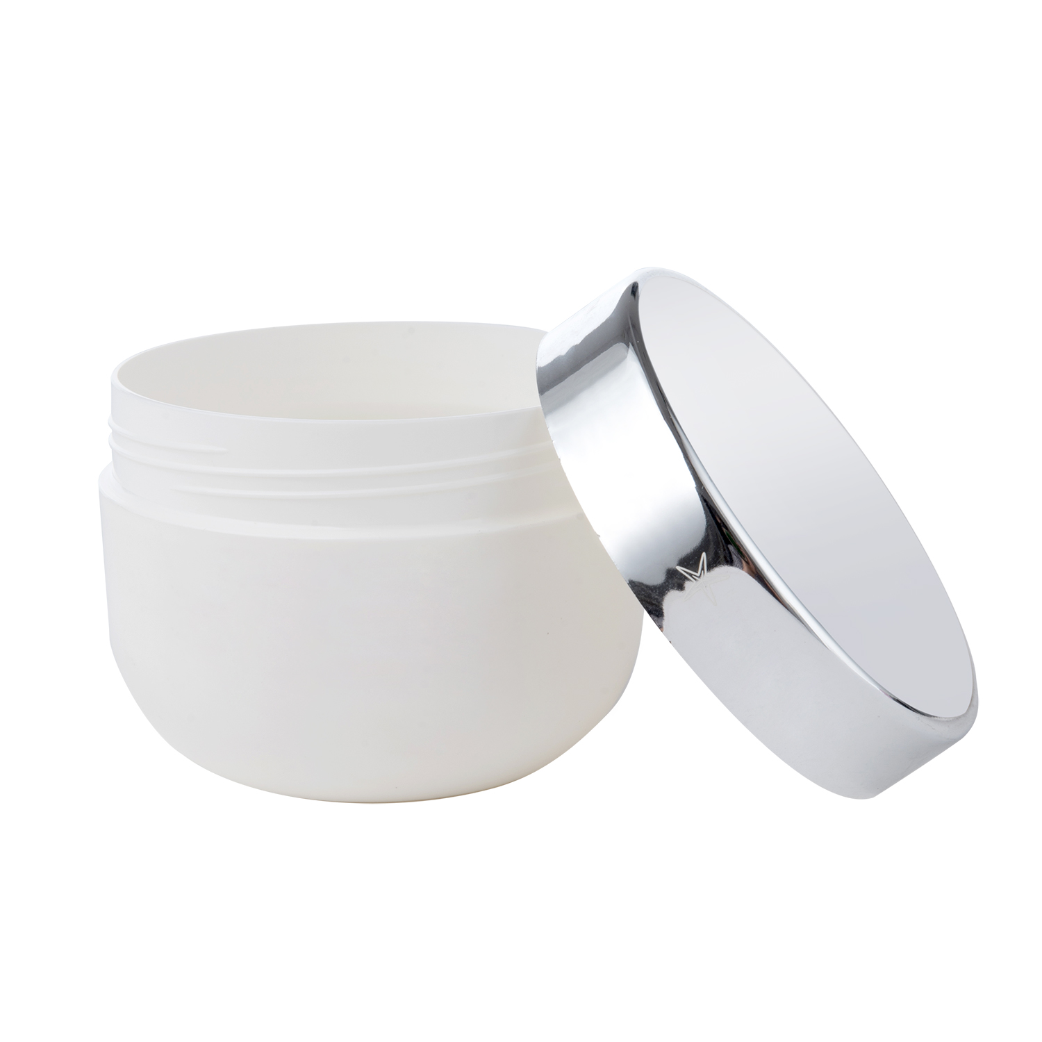 500ml White Body Cream Butter PP Recycled Cosmetic Jar