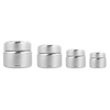 5g 7g 15g 20g 30g 50g 100g 200g Round Aluminum Nail Polish Jar Custom Nail Care Packaging