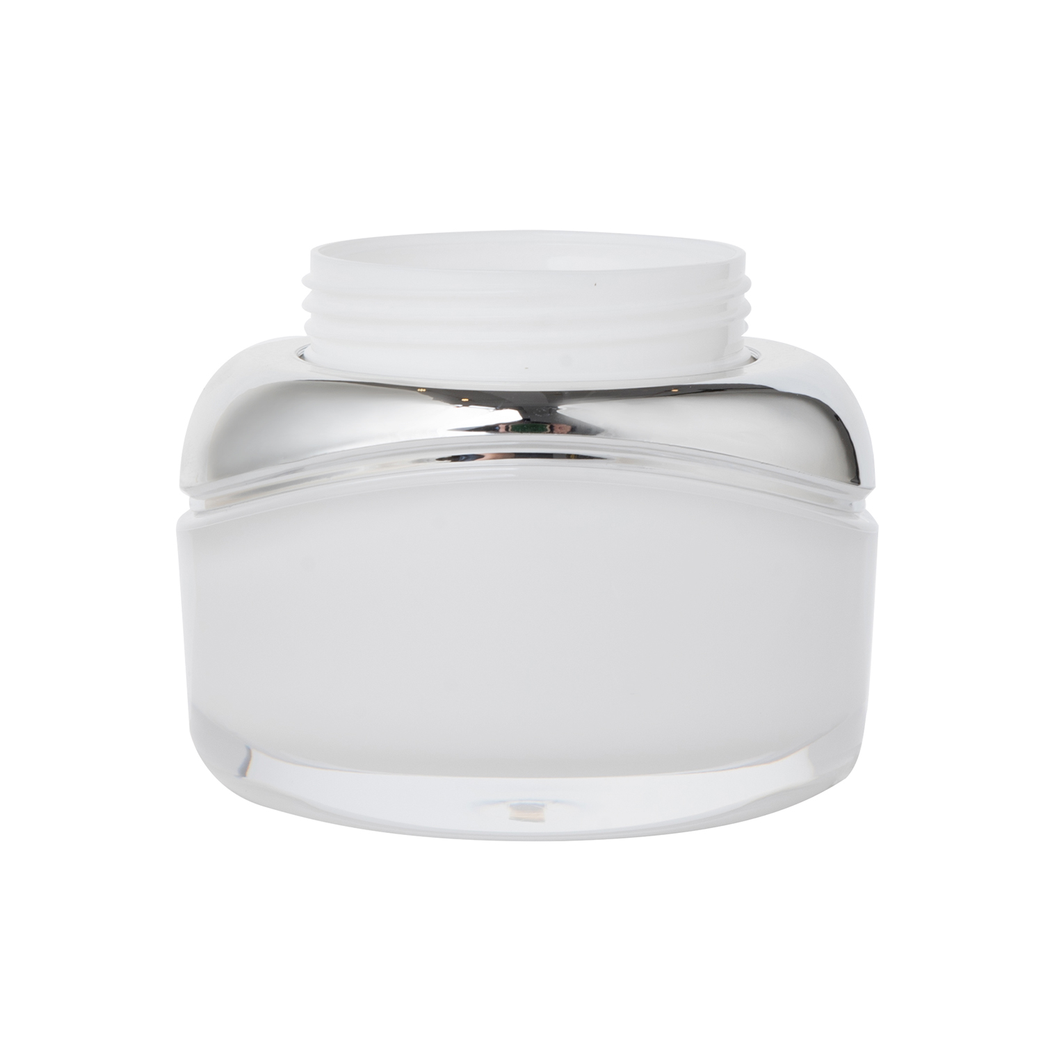 30g 50g PMMA Oval Plastic Cosmetic Containers Plastic Cosmetic Jars