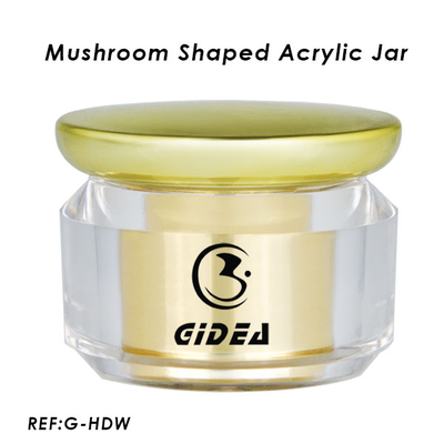 20ml 40ml 60ml Shiny Gold Cap Luxury Cosmetic Jars