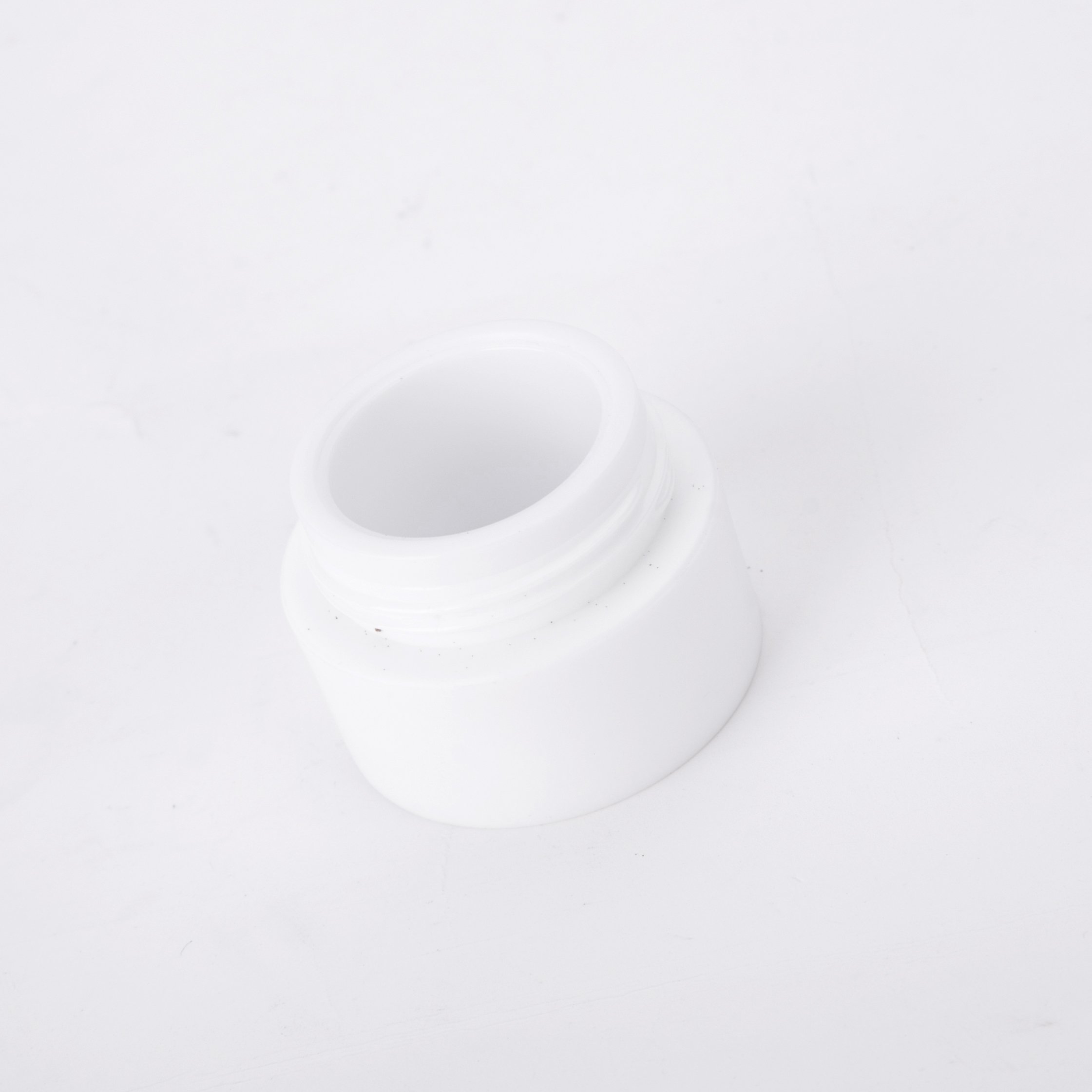 Plastic Acrylic Cosmetic Jar with Aluminum Lid, Jar Cream