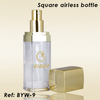 40ml 60ml Cosmetic Plastic Bottle Gold Pump Cap