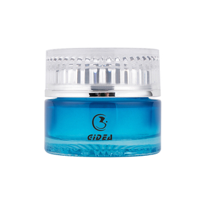 40g Blue Color Cream Jar Makeup Cosmetics Glass Jar