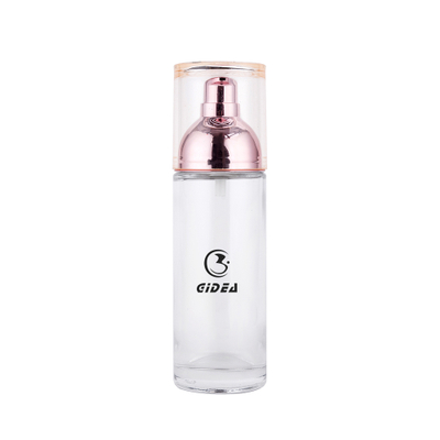 40ml 100ml 120ml Cosmetic Pump Lotion Bottle Glass