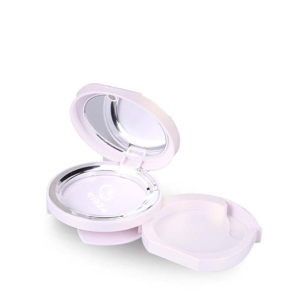 Unique Design Pink Makeup Compact Case with Mirror