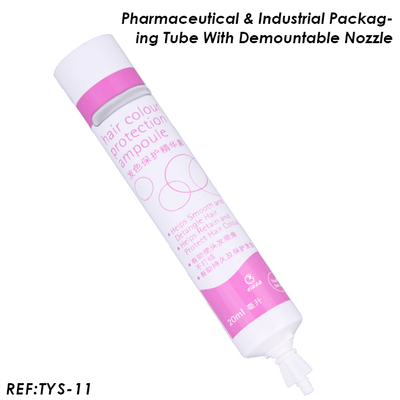 20ml Industrial &amp; Pharmaceutical Cream Tube Packaging Products with Demountable Nozzle