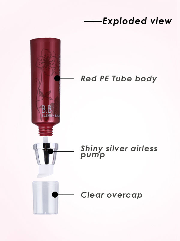 Download 40ml round cosmetic airless pump tube