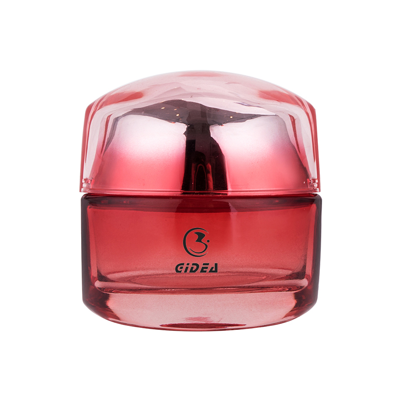 55g Red Makeup Glass Comestic Colored Jar
