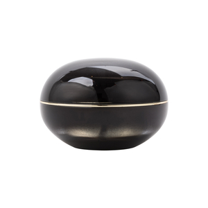 30g 50g Black Cosmetic Cream Jar Plastic