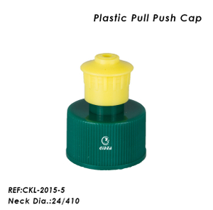 plastic bottle cap push pull 24/410
